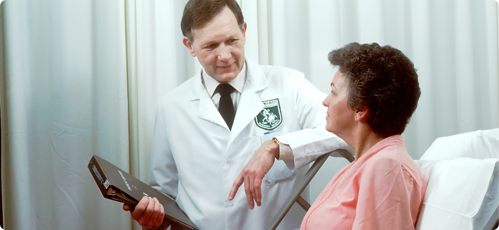 Healthcare professionals collaborating